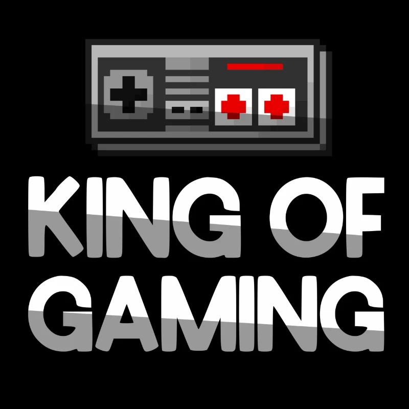 KING OF GAMING + NES Controller - Gaming