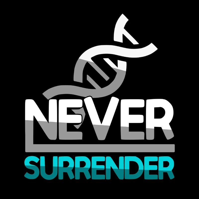 NEVER SURRENDER (Türkis) + DNA - Gaming