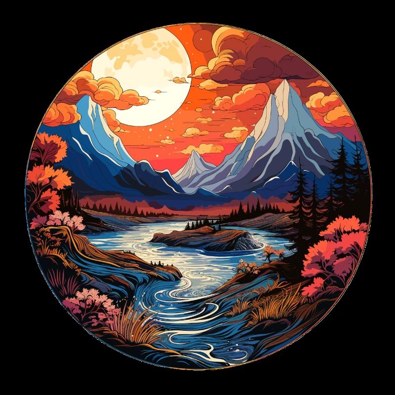 Landschaft - Illustration