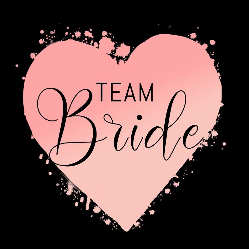 Team Bride-Herz! Personalisierbar