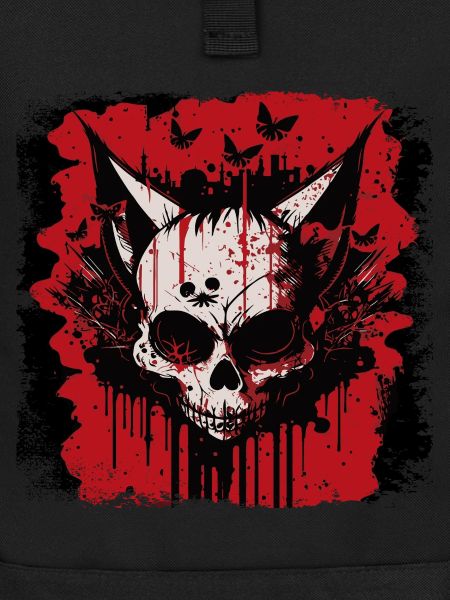 Zombie Cat Skull