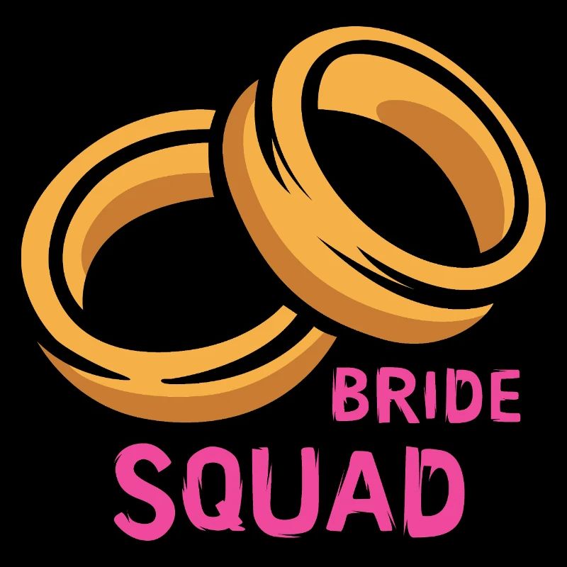 Bride Squad Ringe Junggesellinnenabschied