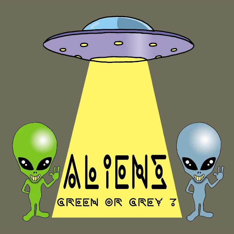 Extraterrestre vert ou gris ?