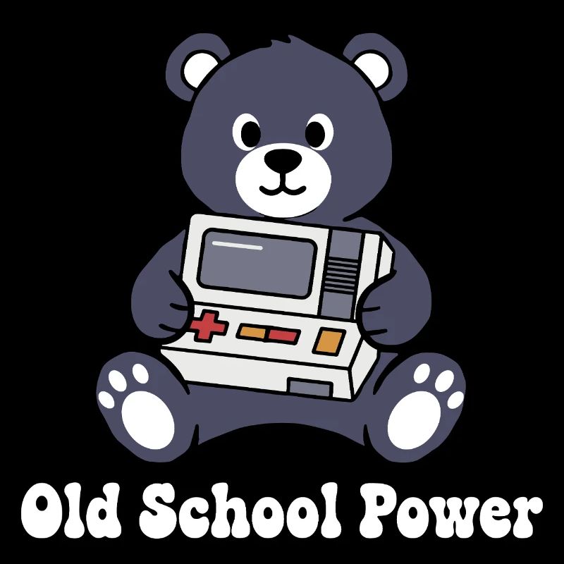 Console rétro Old School Power Bear