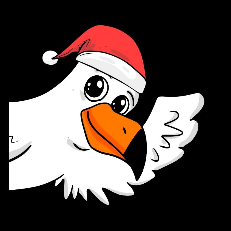 Möwe Weihnachten