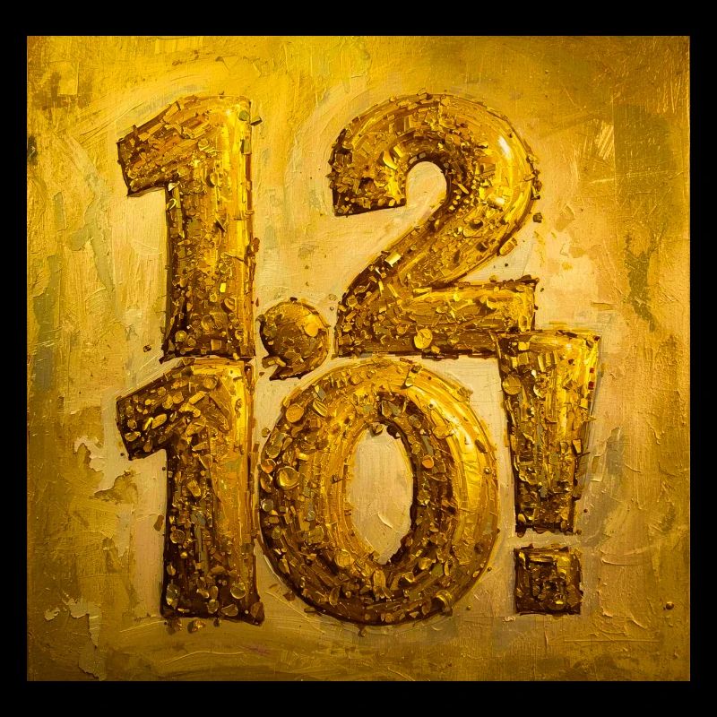 Golden Twelve with Sparkle!