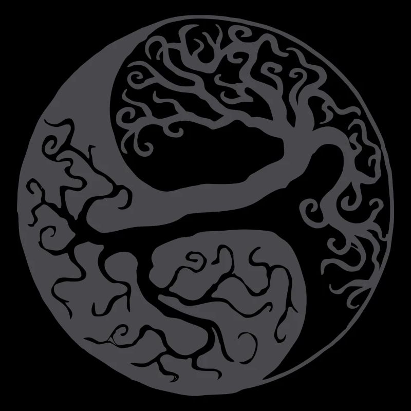 Cadeau de l'arbre de vie Yin Yang