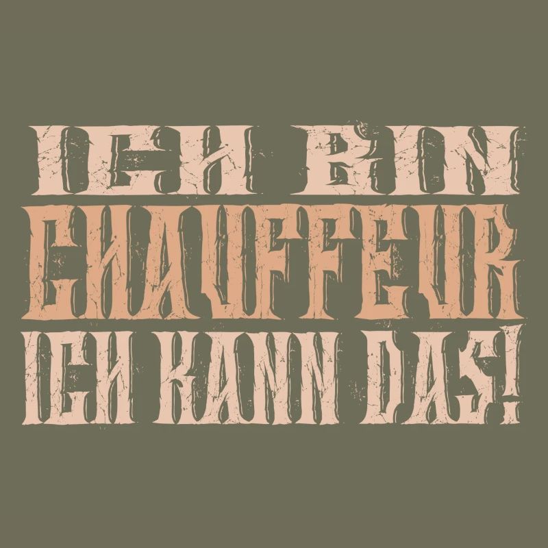 Ich bin Chauffeur