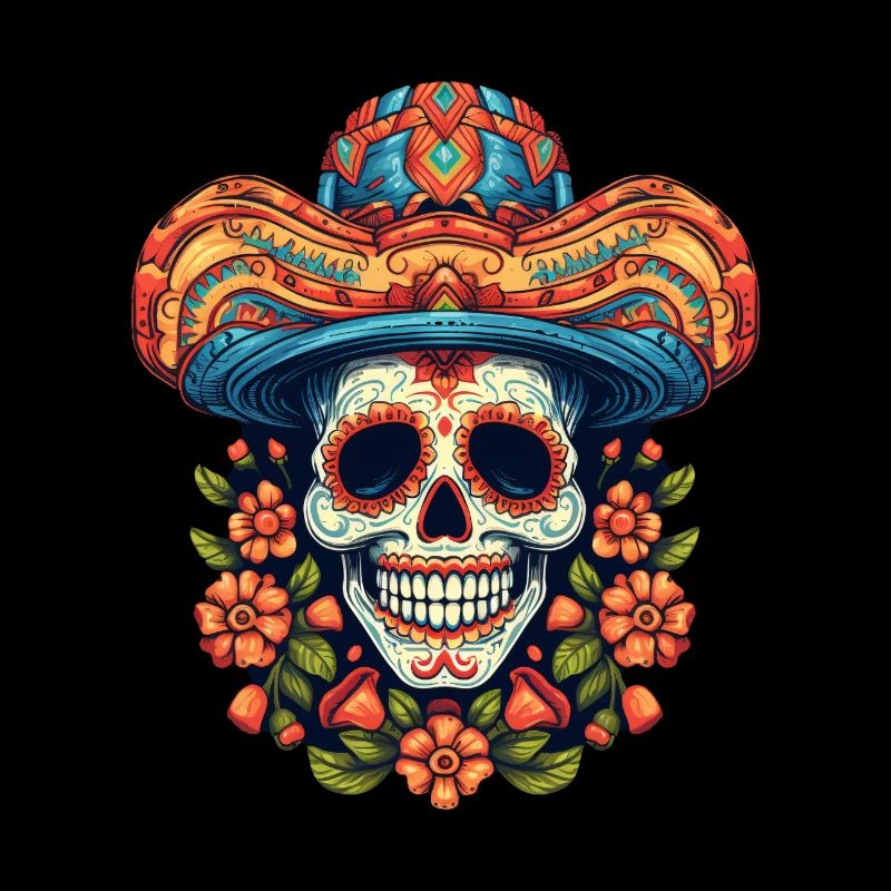 Cinco de Mayo Skull