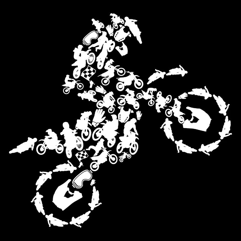 Motocross Silhouette