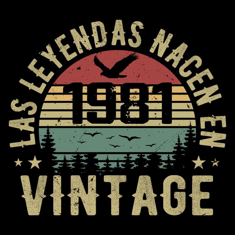 Naissance des légendes 1981 Cadeau d’anniversaire 1981