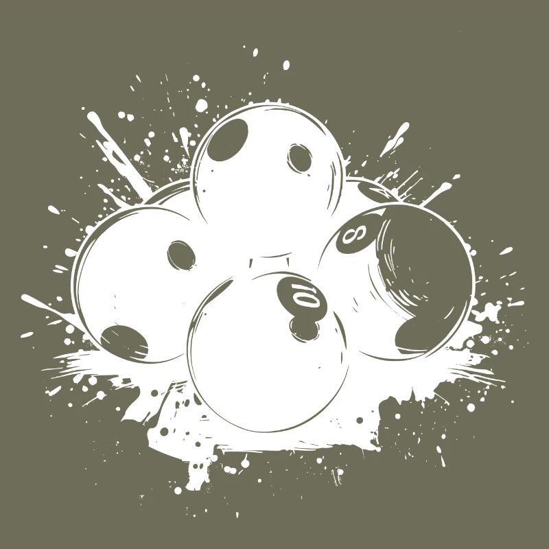 Boules de billard Graffiti