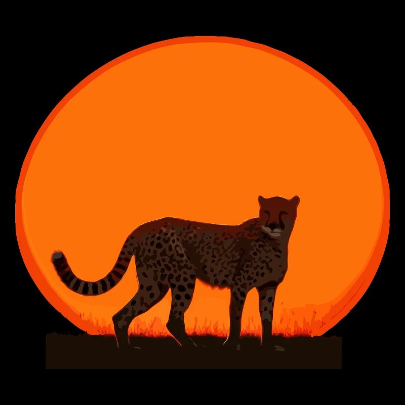 Cheetah at sunrise