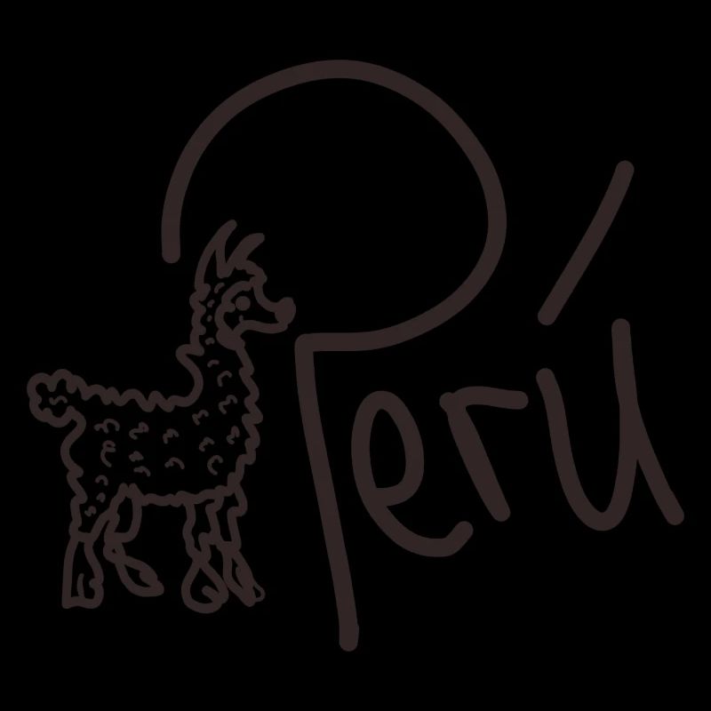 Peru handschrift mit tier