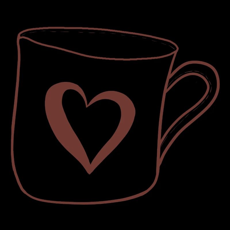 Becher mit Herz