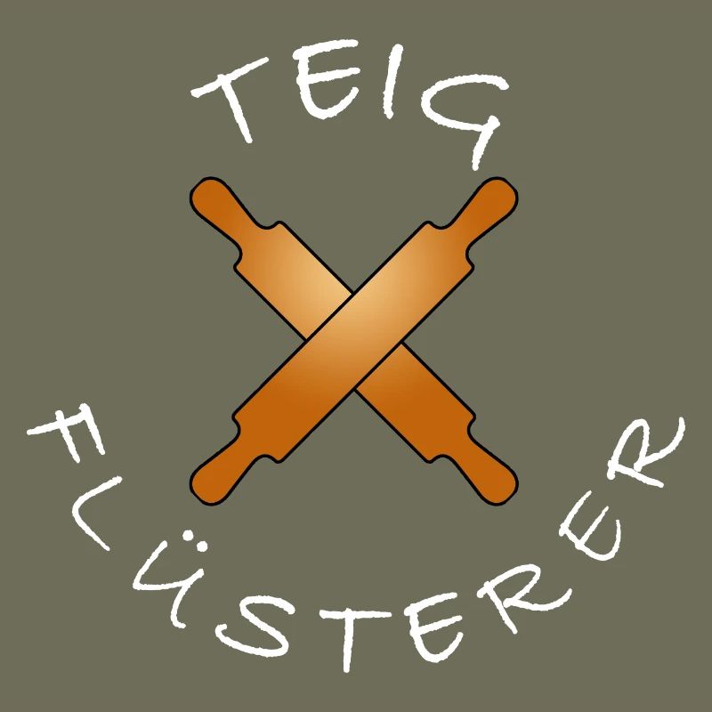 Lustiger Bäcker Spruch backen Teigflüsterer