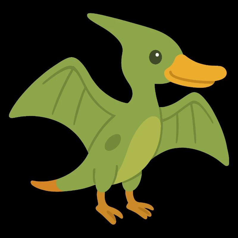 Süße Pterodactyl Ente