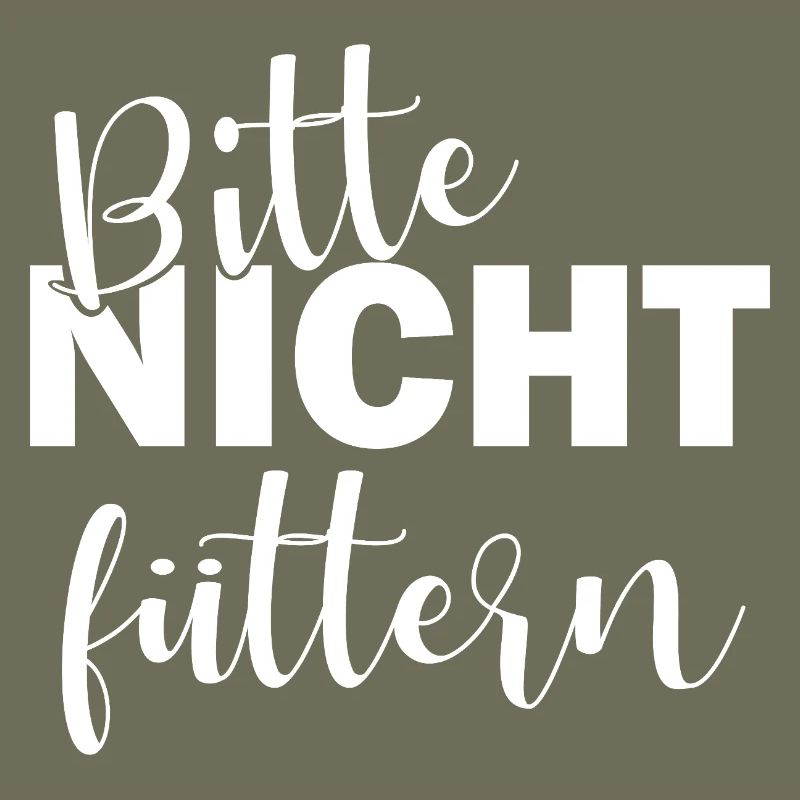 Bitte nicht füttern