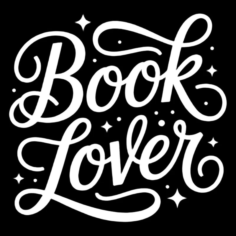 Book Lover Typo Swing