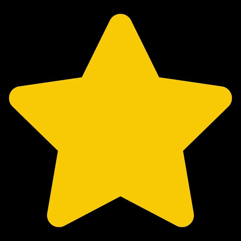 Accent étoile jaune : Simple Star