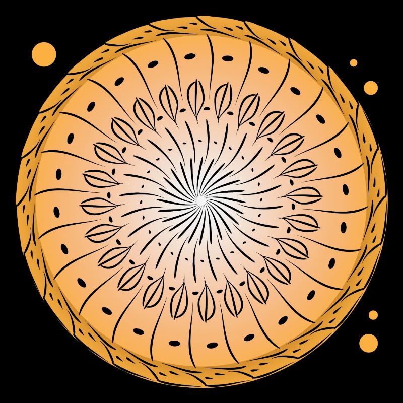 Rotating pattern circle