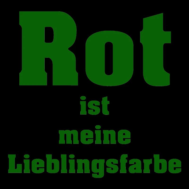 Le rouge est ma couleur préférée