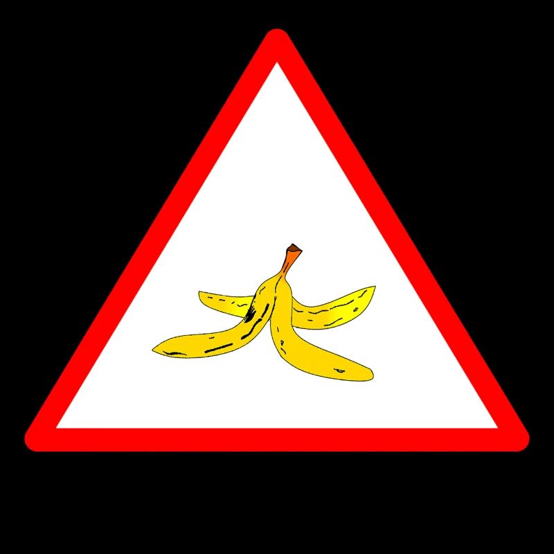 Attention banana peel