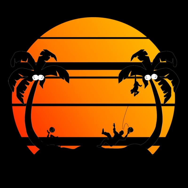 Île tropicale des singes