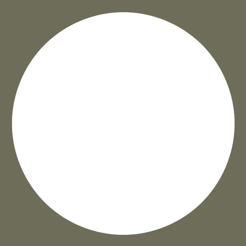 Great White Circle Minimalism