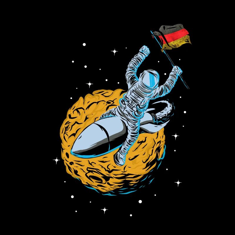 Deutscher Astronaut im Weltall