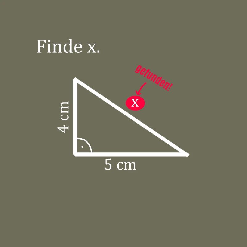 Find x Math Triangle