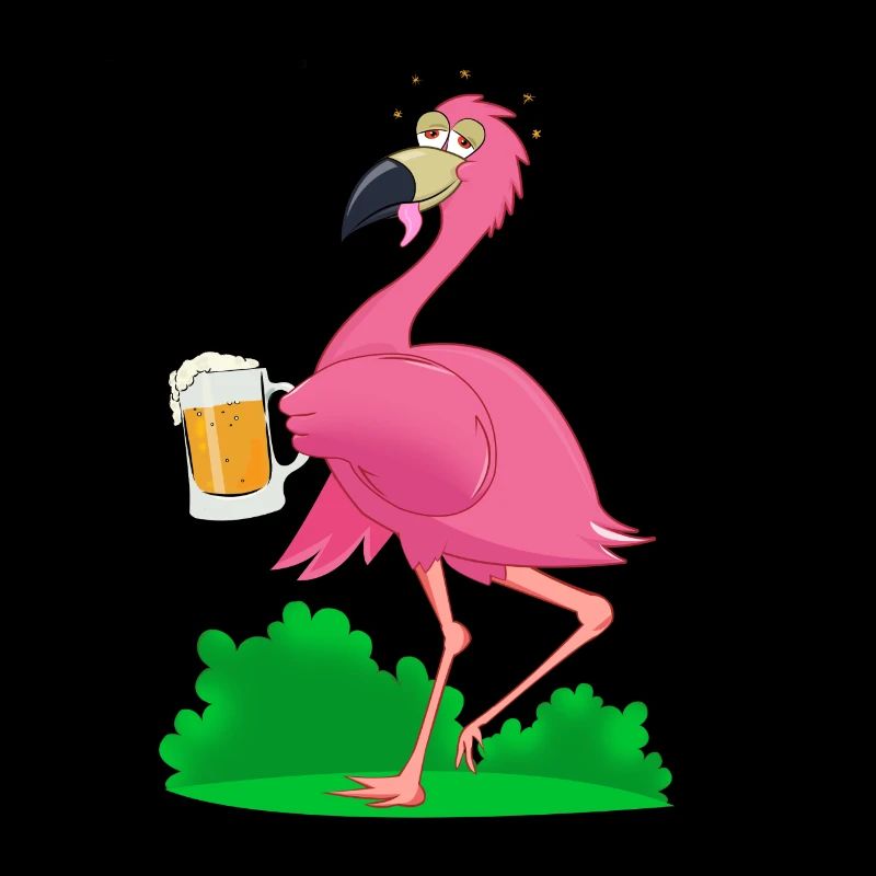 Der betrunkene Flamingo