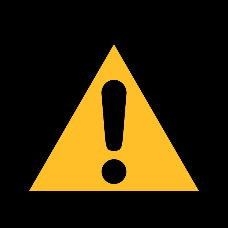 Symbole de danger - Danger général (2 couleurs)