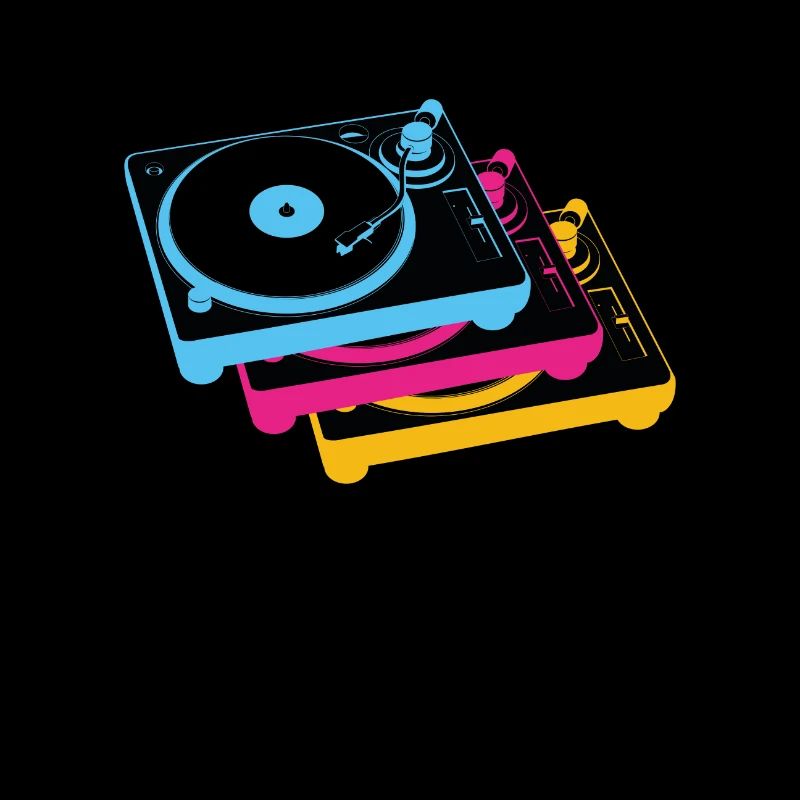retro vintge oldschool vinyl platten turntables