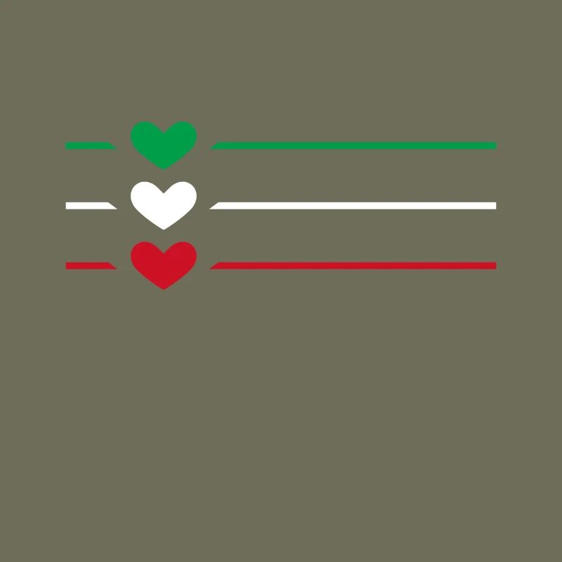 Le coeur du drapeau iranien