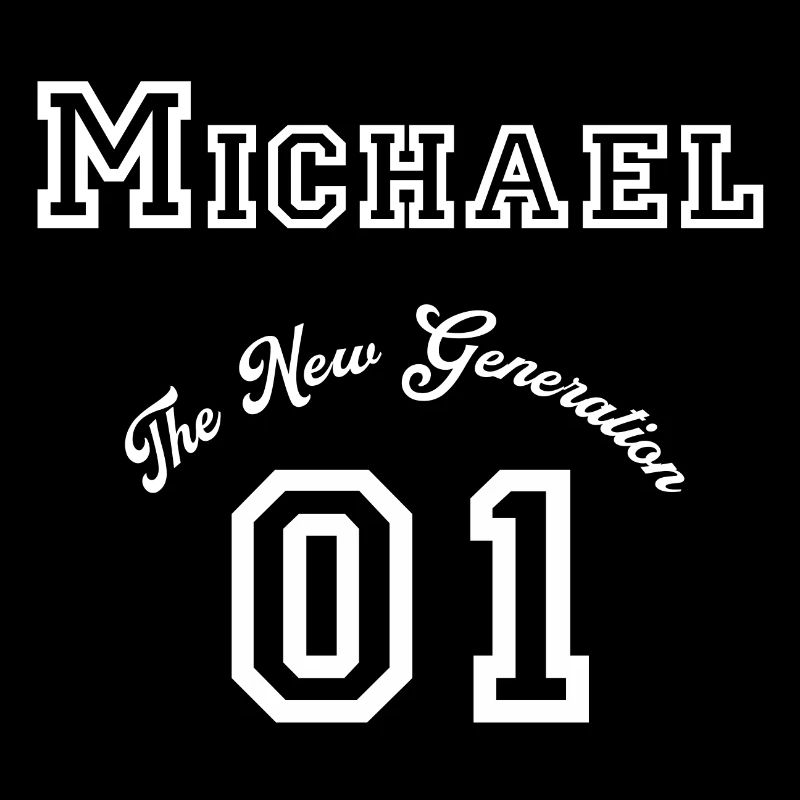 Prénom Michael - « La Nouvelle Génération », Blanc