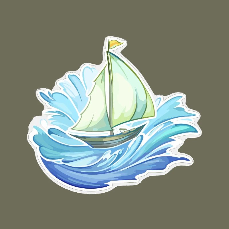 Sailboat - illustration