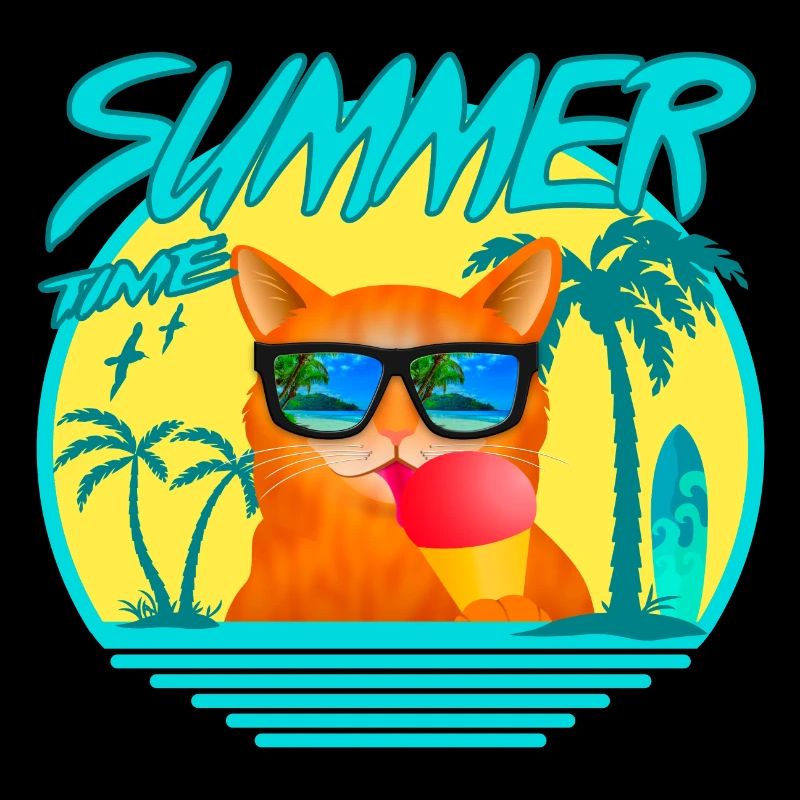 SUMMERCAT WITH ICE