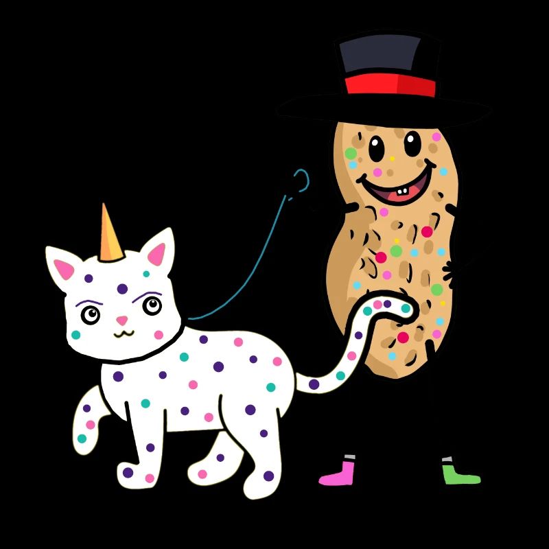 Erdnuss Kostüm Katze Einhorn Fasching