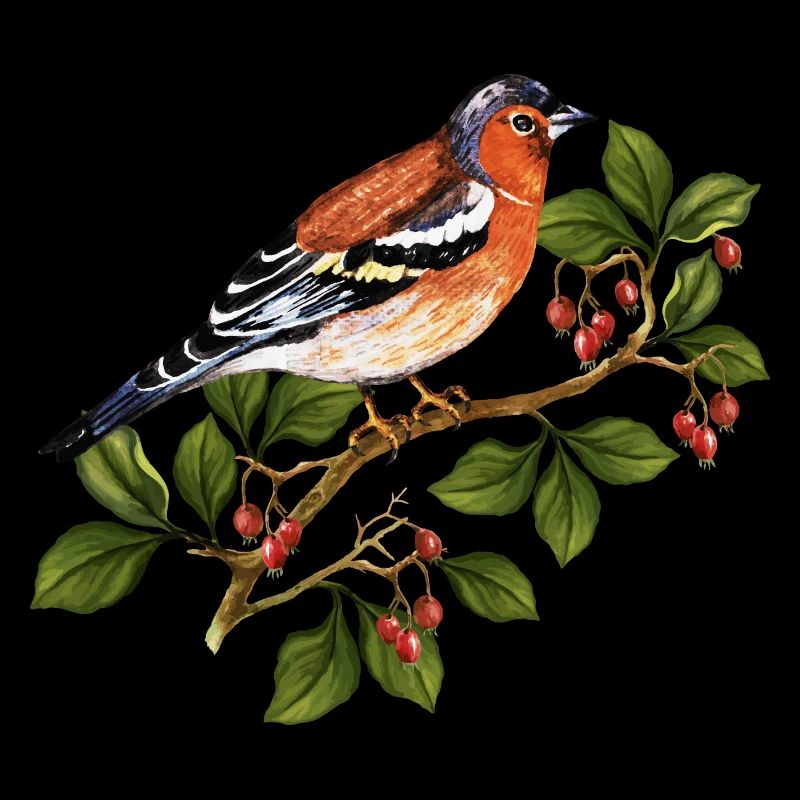 Bunter Vogel