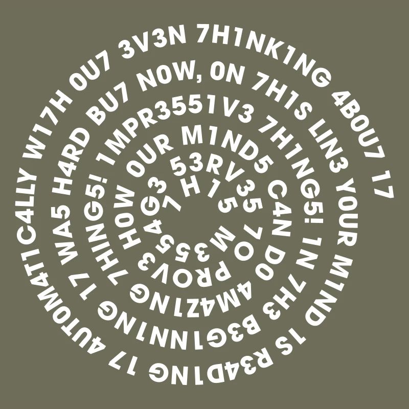 Spirale Leetspeak – Nerd Code 1337 Geek Design