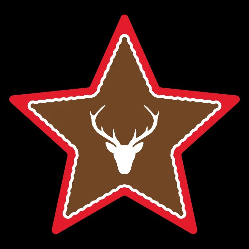 Star with deer head