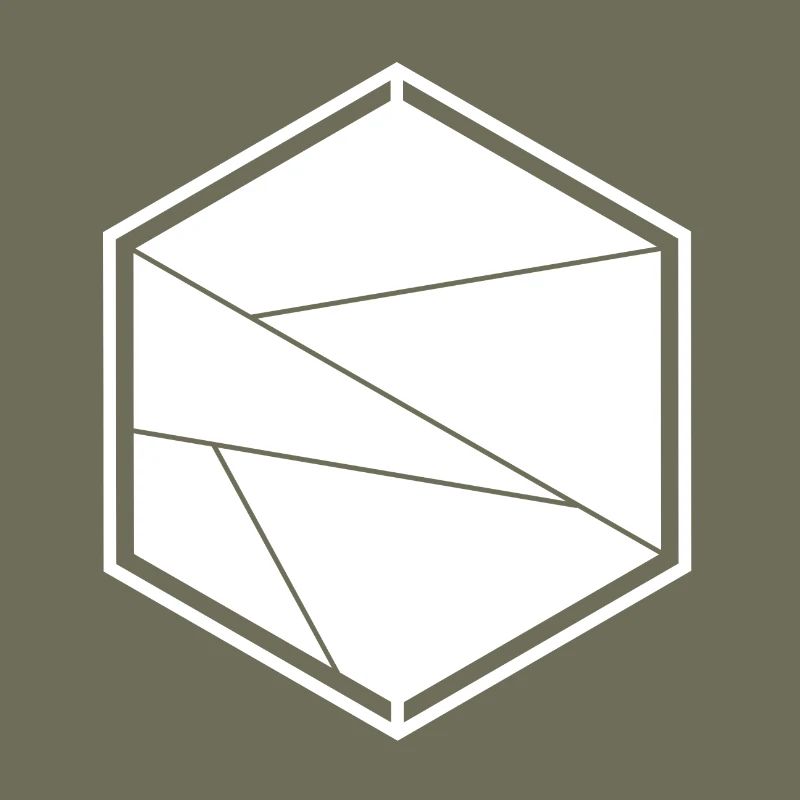 hexagone abstrait