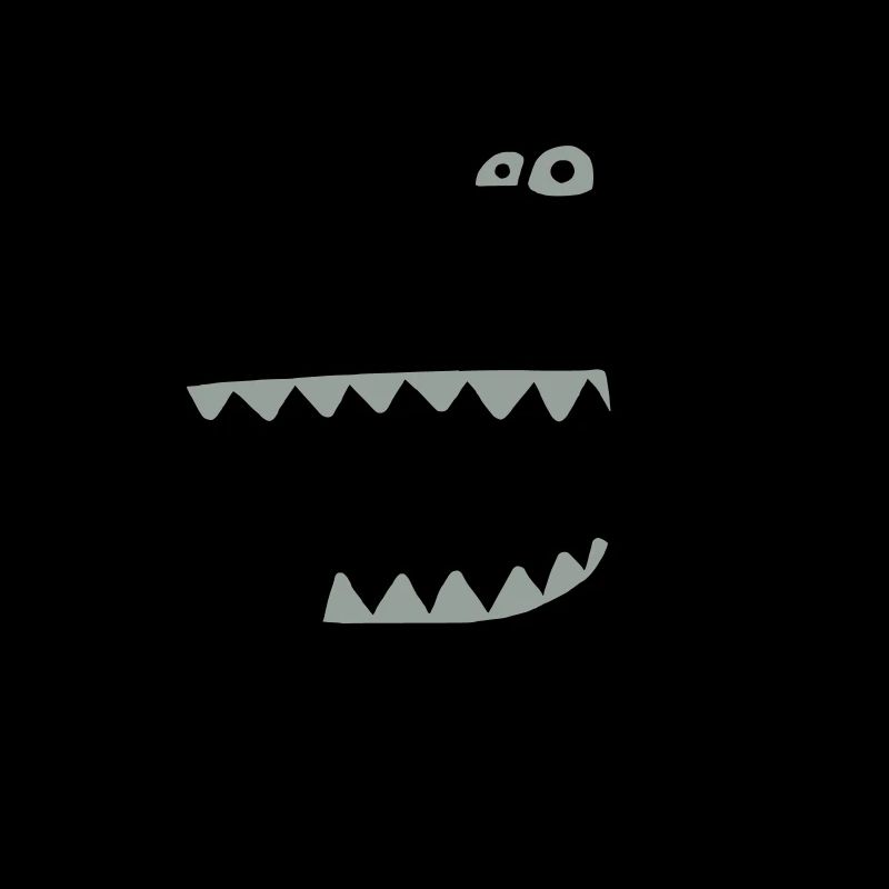 Super hungriger Mampf-T-Rex!