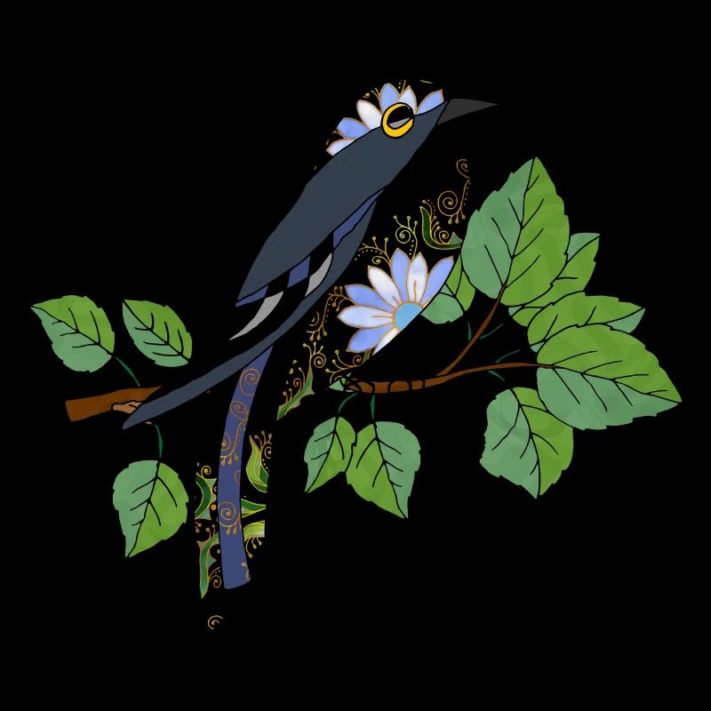 Bunter Vogel