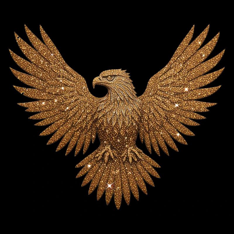 Glitzer Adler