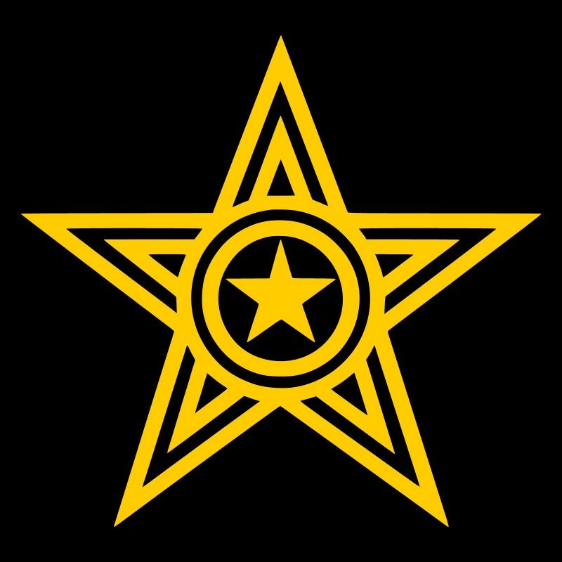 Stylish stars design illustration