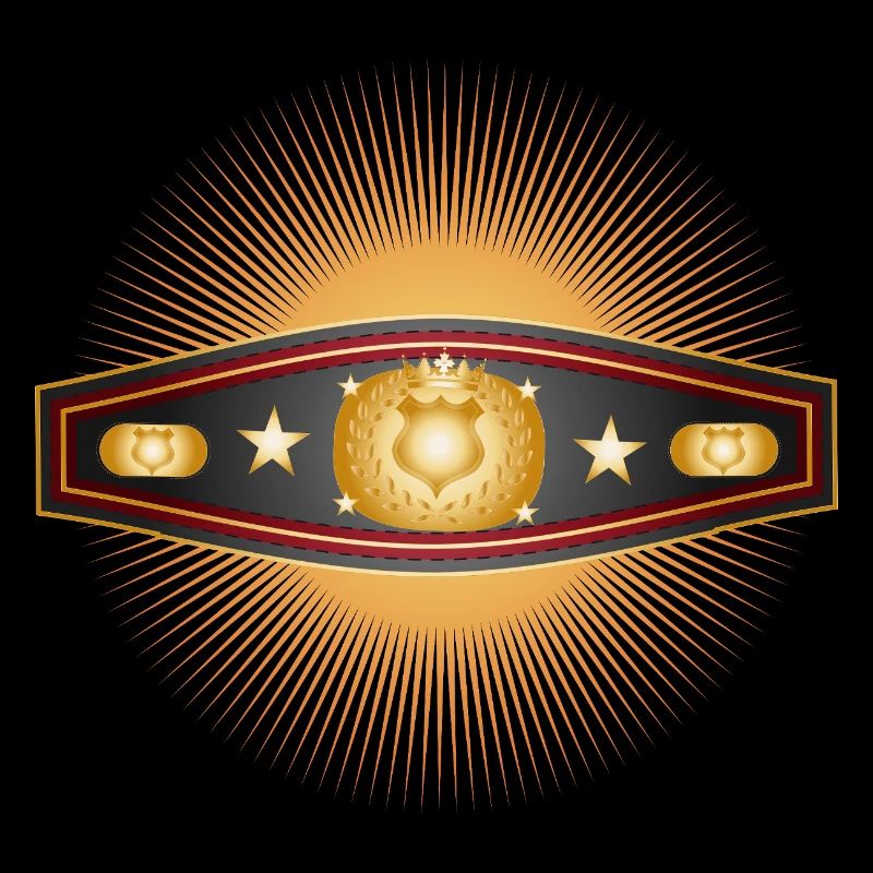 Strahlender Box-Gürtel – Champion Design