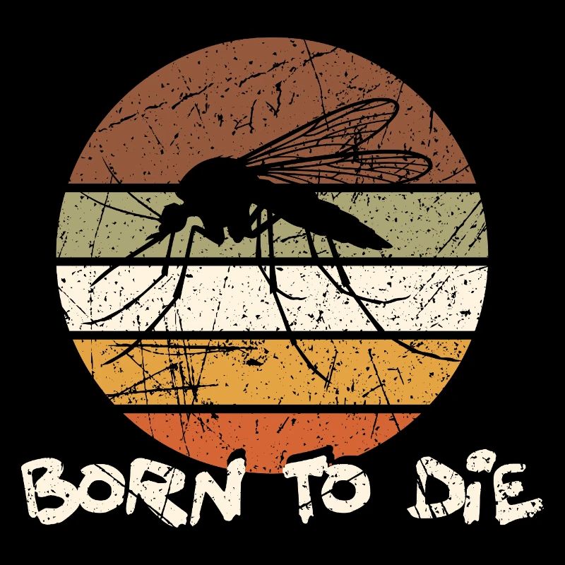 Born to Die – Vintage-Retro-Mücke