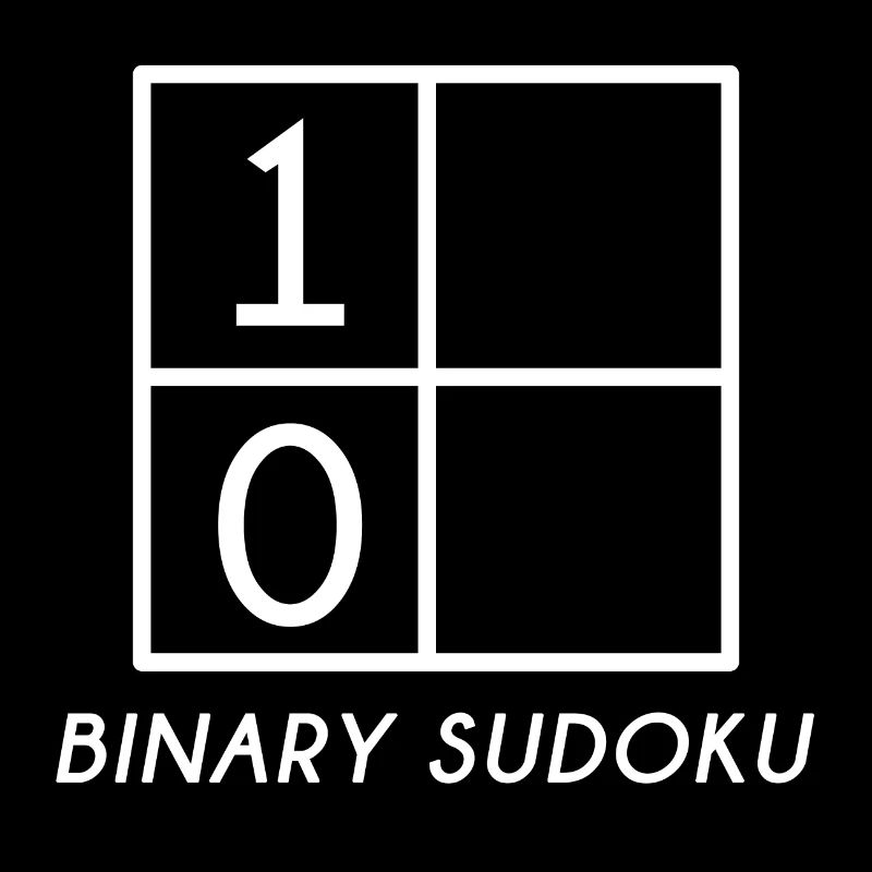 Sudoku Geschenk Binary Binär Nerd Zahlenspiel